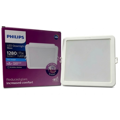 PHILIPS MESON 17W 6"/150MM LED RECESSED DOWNLIGHT SQUARE